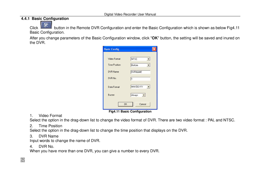 Swann SW242-6T4, P-6T4 manual Fig4.11 Basic Configuration 