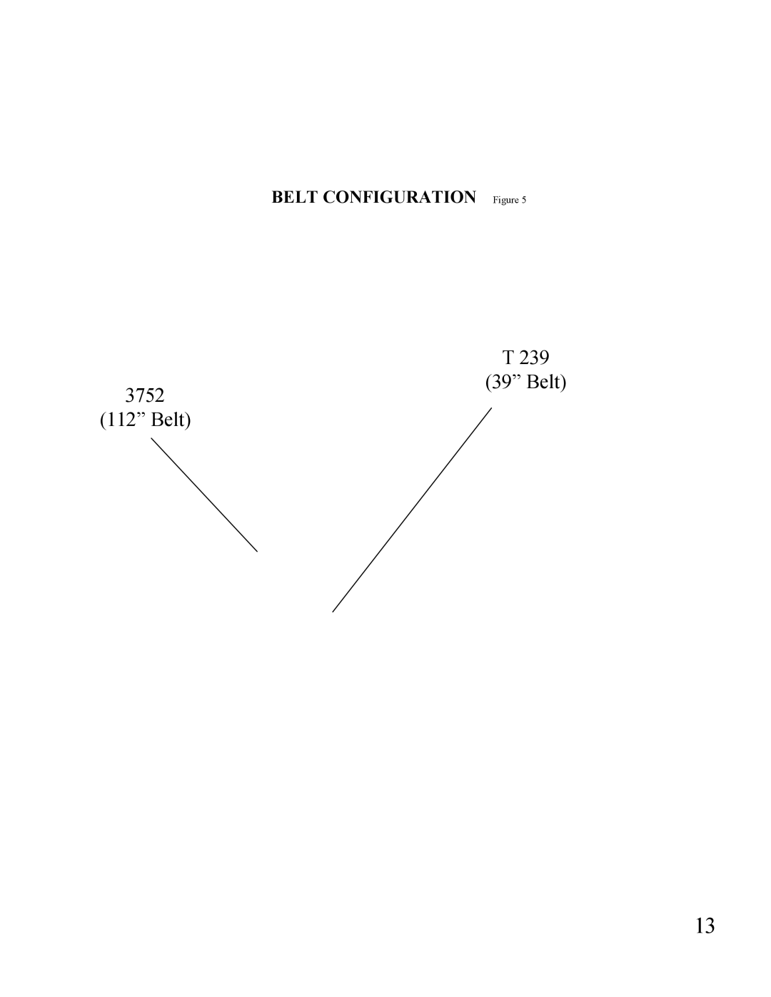 Swisher POL 10550 owner manual 3752 239 Belt 