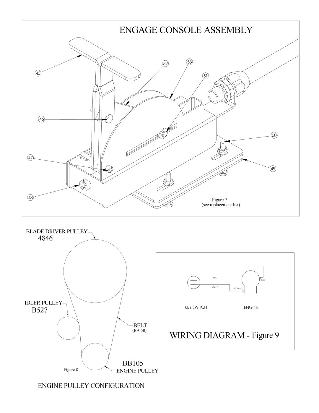 Swisher RTB105441, RT800441, POL10544HD owner manual 4846 B527 BB105 