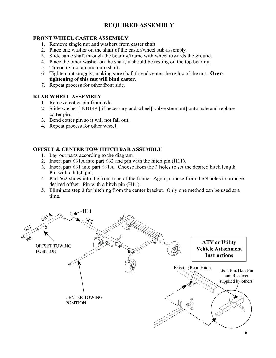 Swisher T1360K, T17560, T13560, T1360H, RK1360, T1360T owner manual 661A 