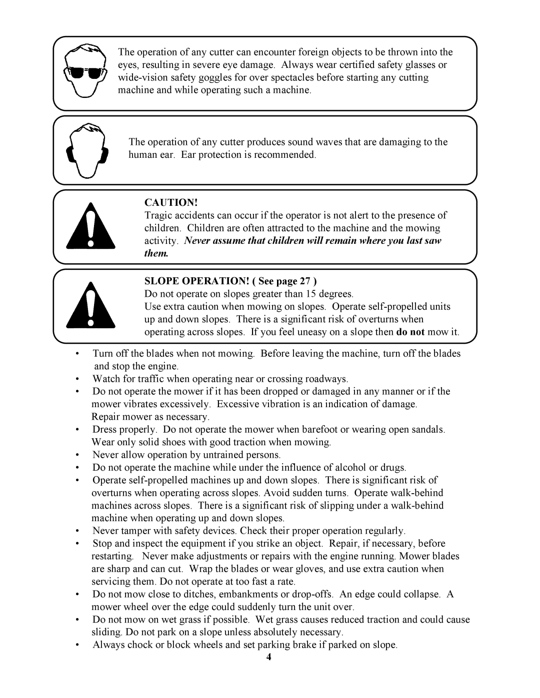 Swisher ZT2350 owner manual 