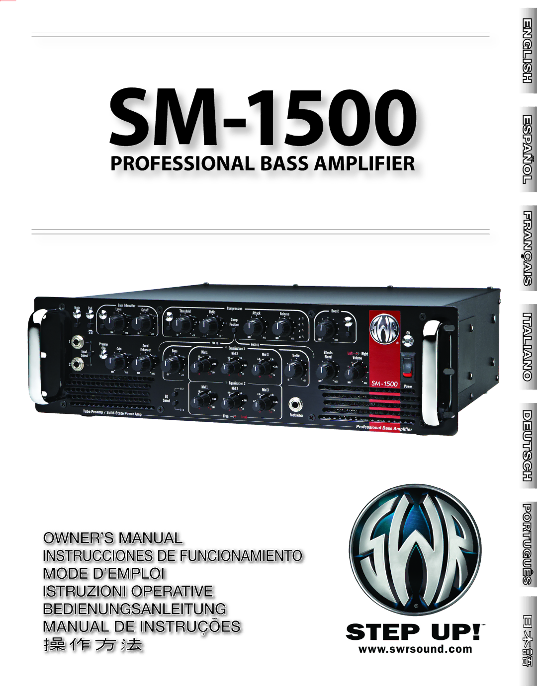 SWR Sound SM-1500 manual 