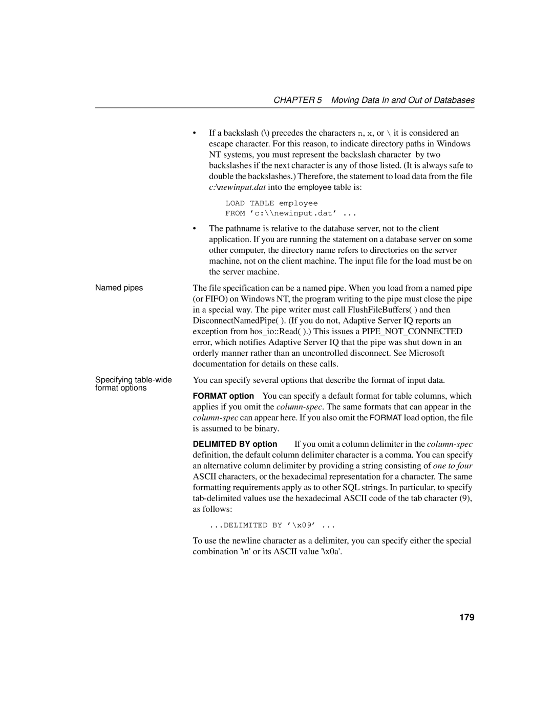 Sybase 12.4.2 manual 179 