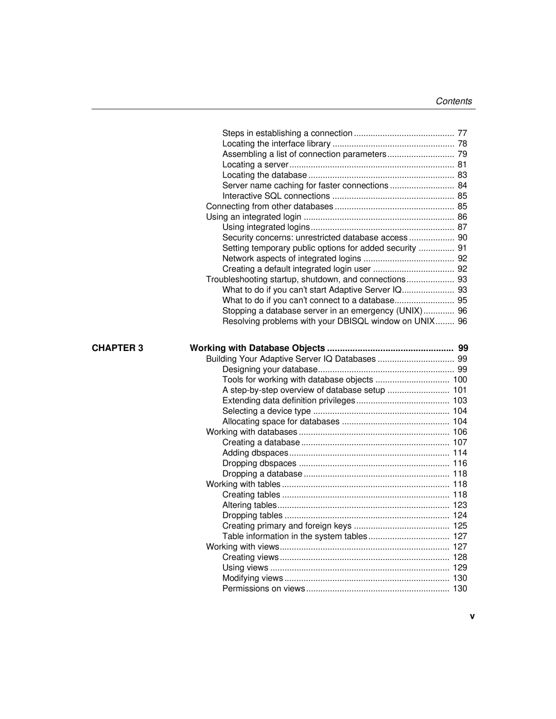 Sybase 12.4.2 manual 100, 101, 103, 104, 106, 107, 114, 116, 118, 123, 124, 125, 127, 128, 129, 130 