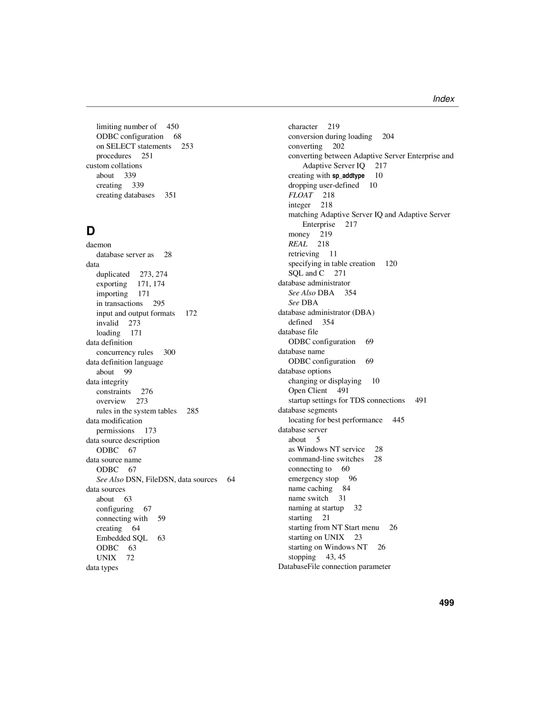 Sybase 12.4.2 manual 499, Odbc Unix 