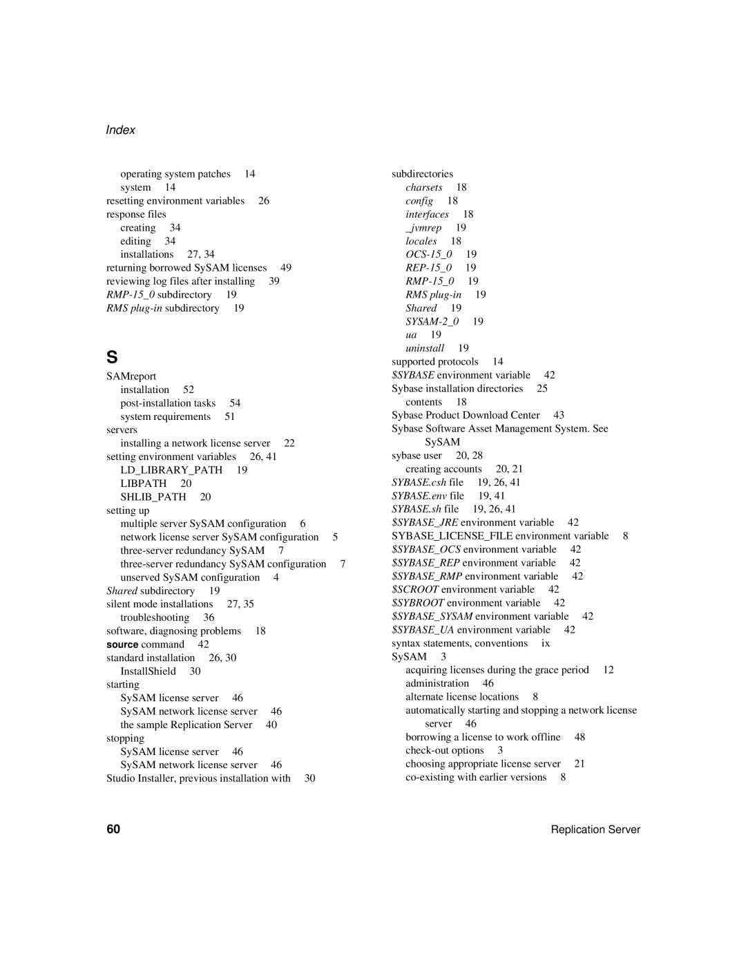 Sybase 15 manual SYBASE.csh file 