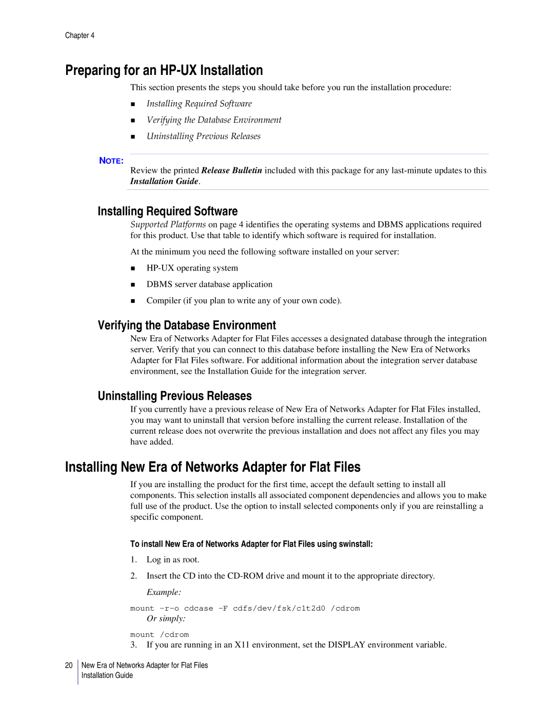 Sybase 3.8 manual Preparing for an HP-UX Installation, Or simply 