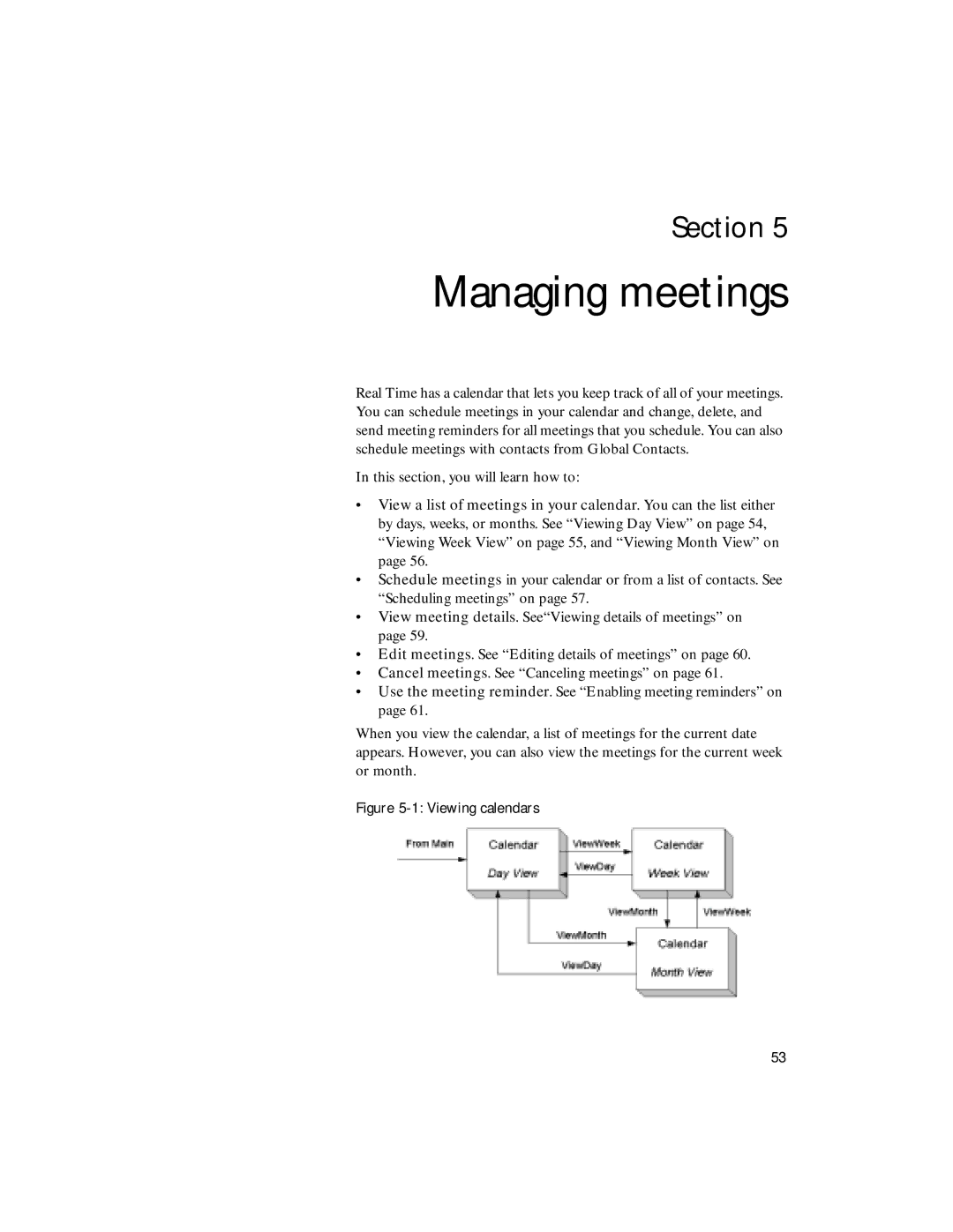 Sybase 4.1 manual Managing meetings 