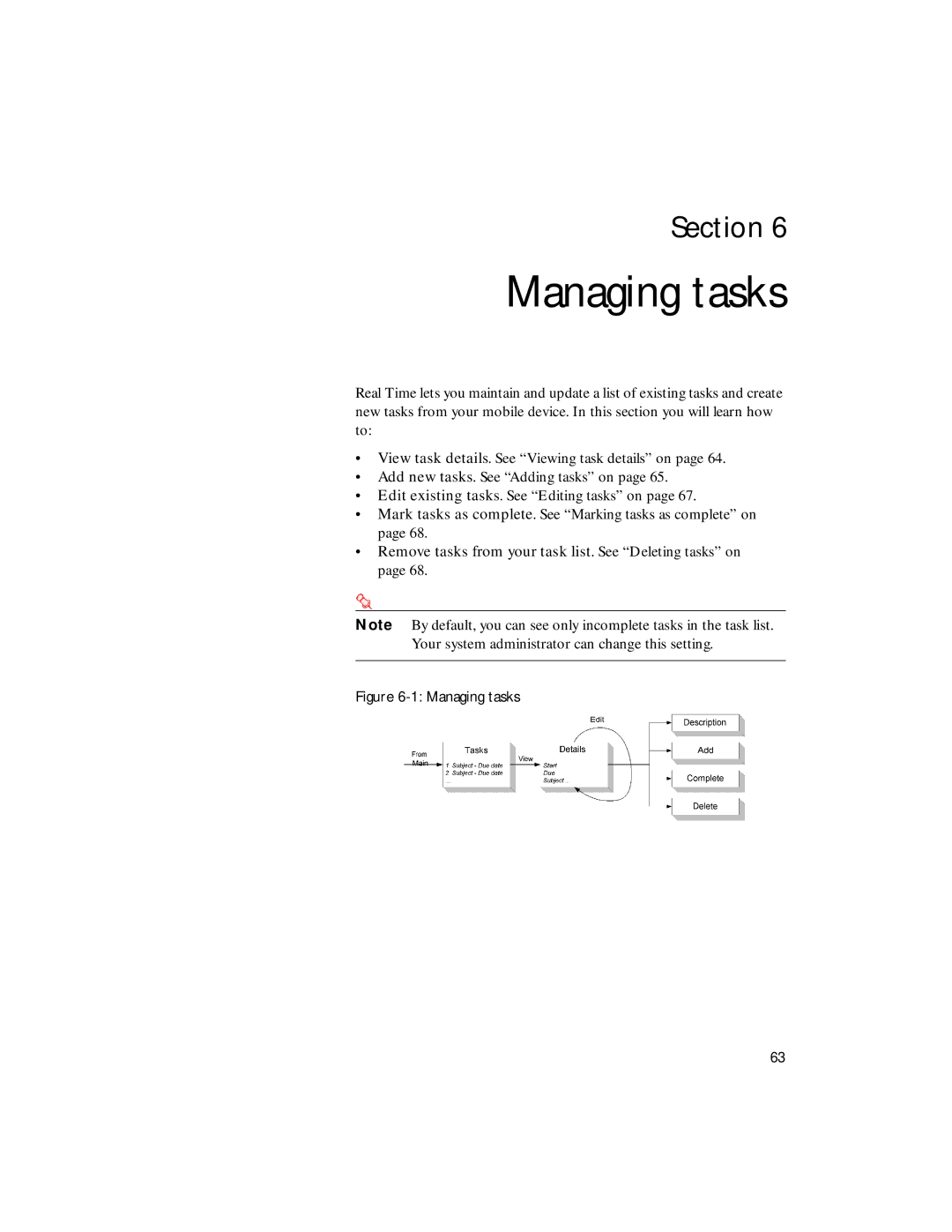 Sybase 4.1 manual Managing tasks 