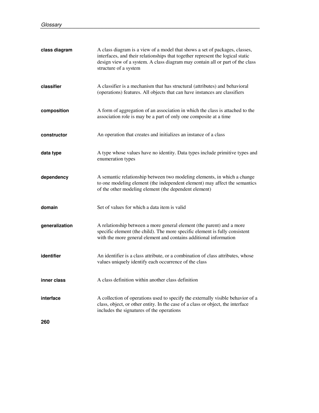 Sybase 7.5 manual Glossary, 260 