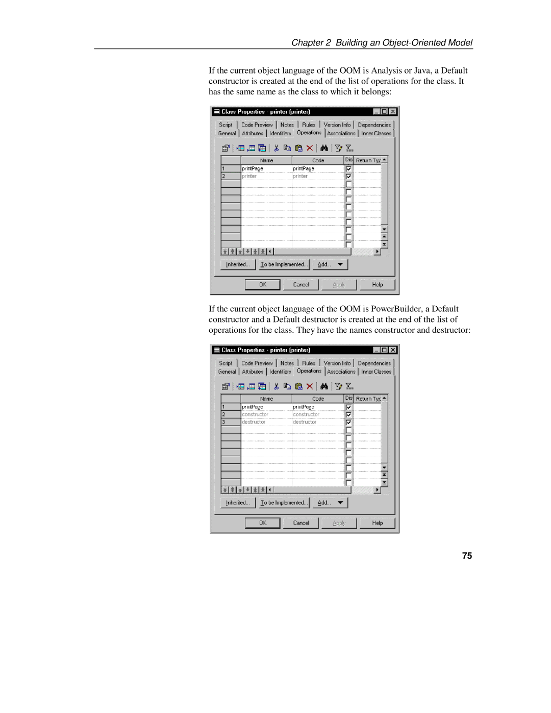 Sybase 7.5 manual Building an Object-Oriented Model 