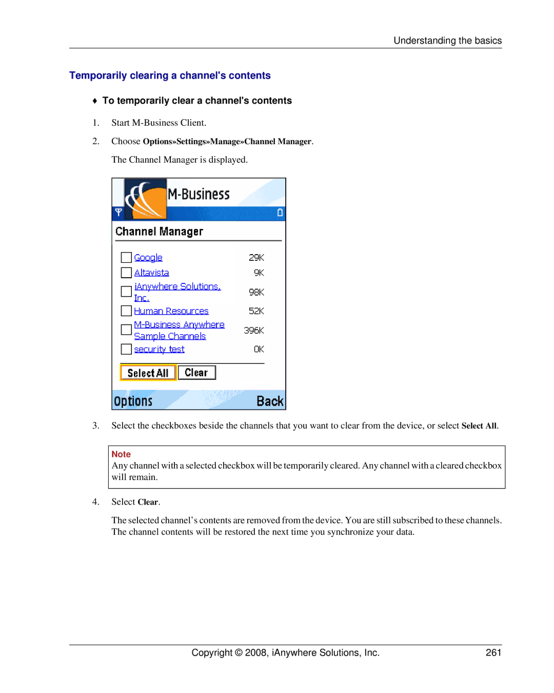 Sybase DC00297-01-0670-01 manual Understanding the basics, Copyright 2008, iAnywhere Solutions, Inc 261 