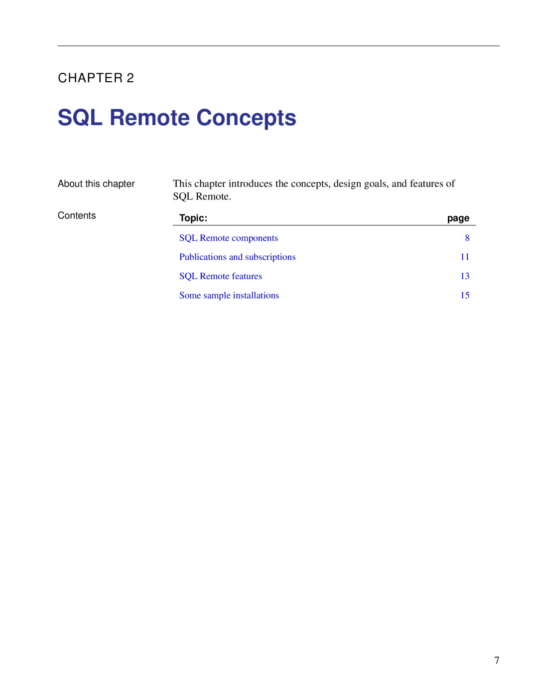 Sybase DC38133-01-0902-01 manual SQL Remote Concepts 