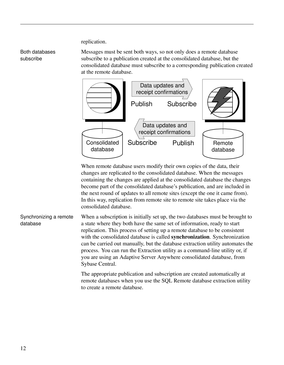 Sybase DC38133-01-0902-01 manual Replication, At the remote database 