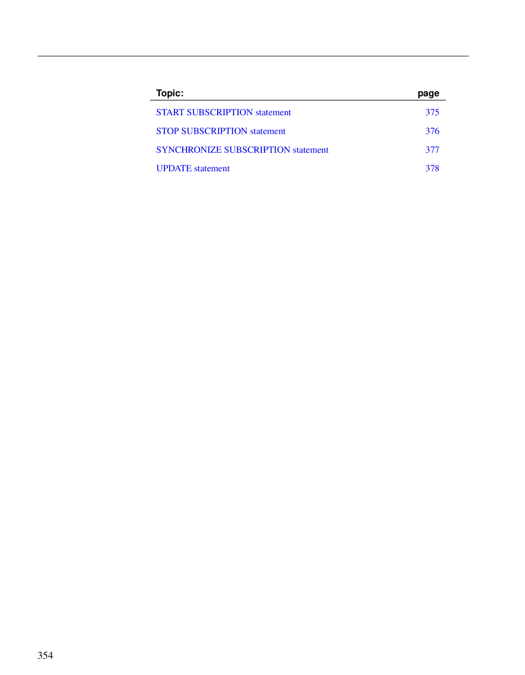 Sybase DC38133-01-0902-01 manual 354 