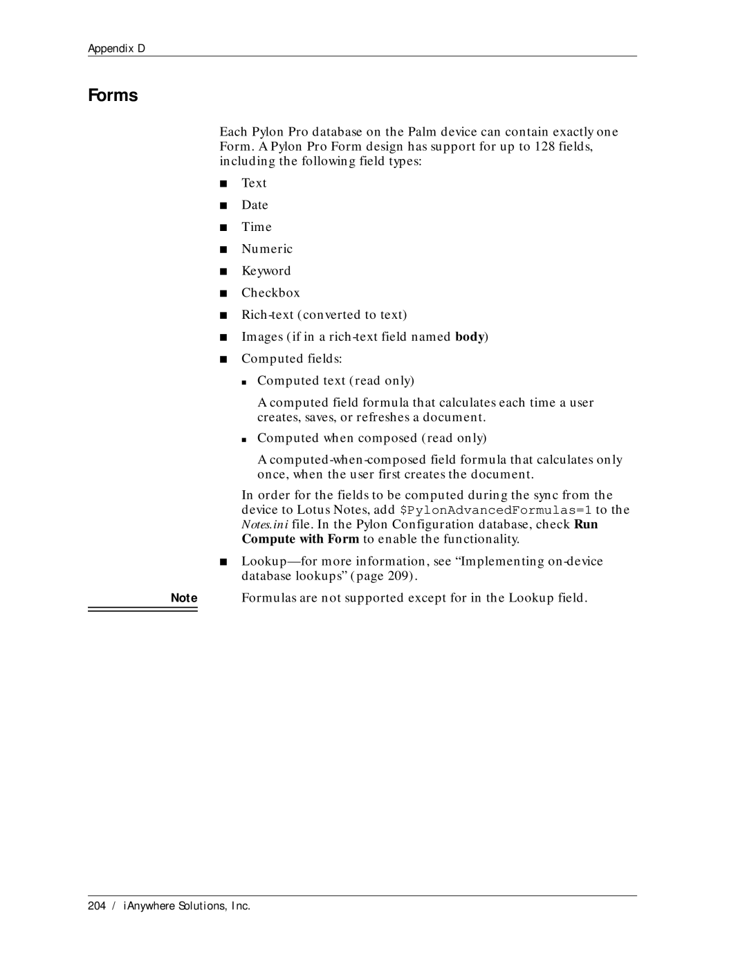 Sybase Desktop manual Forms 