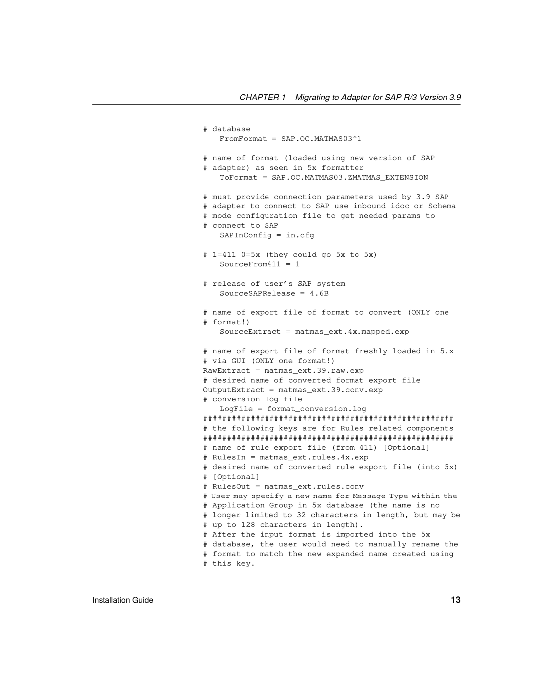 Sybase manual Migrating to Adapter for SAP R/3 Version 