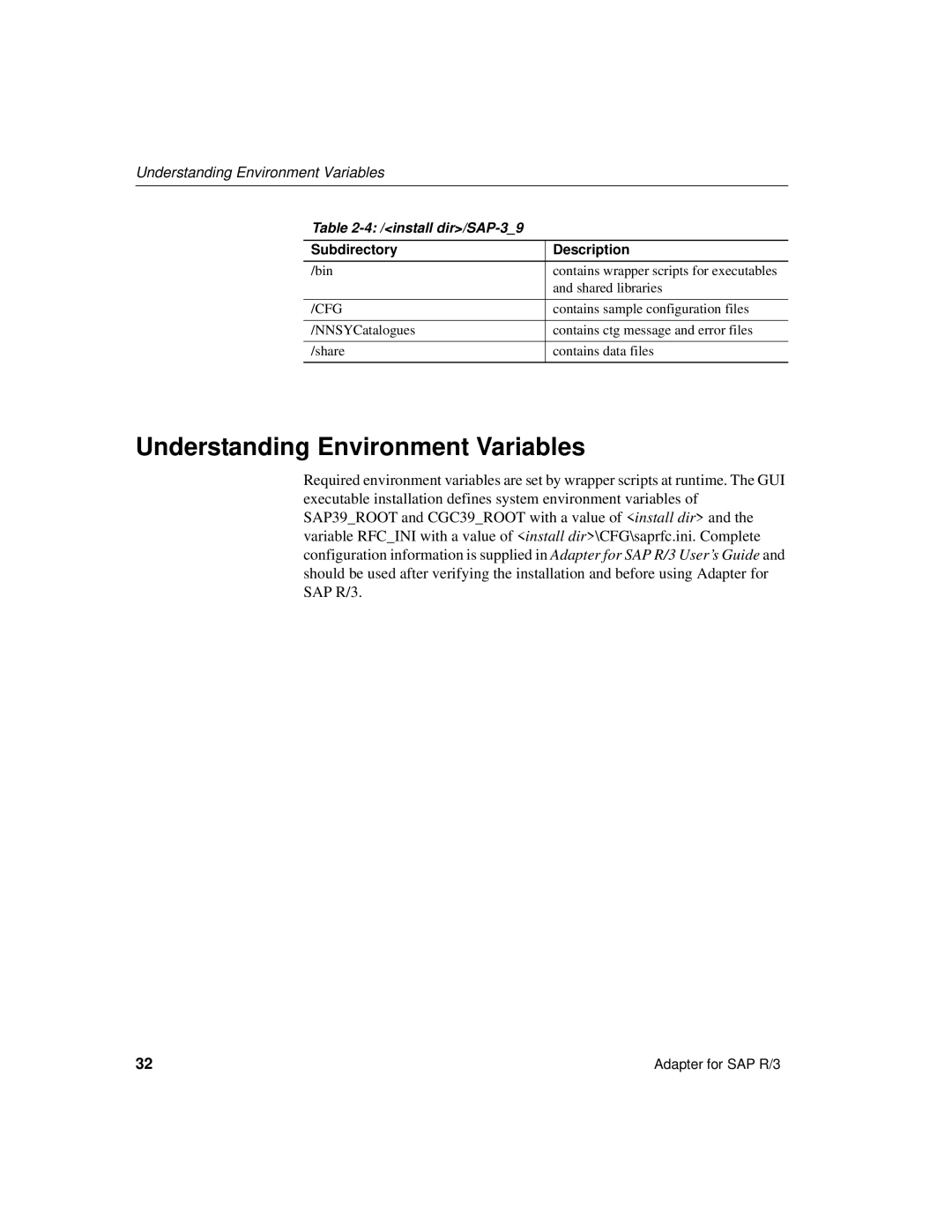 Sybase R/3 manual Understanding Environment Variables 