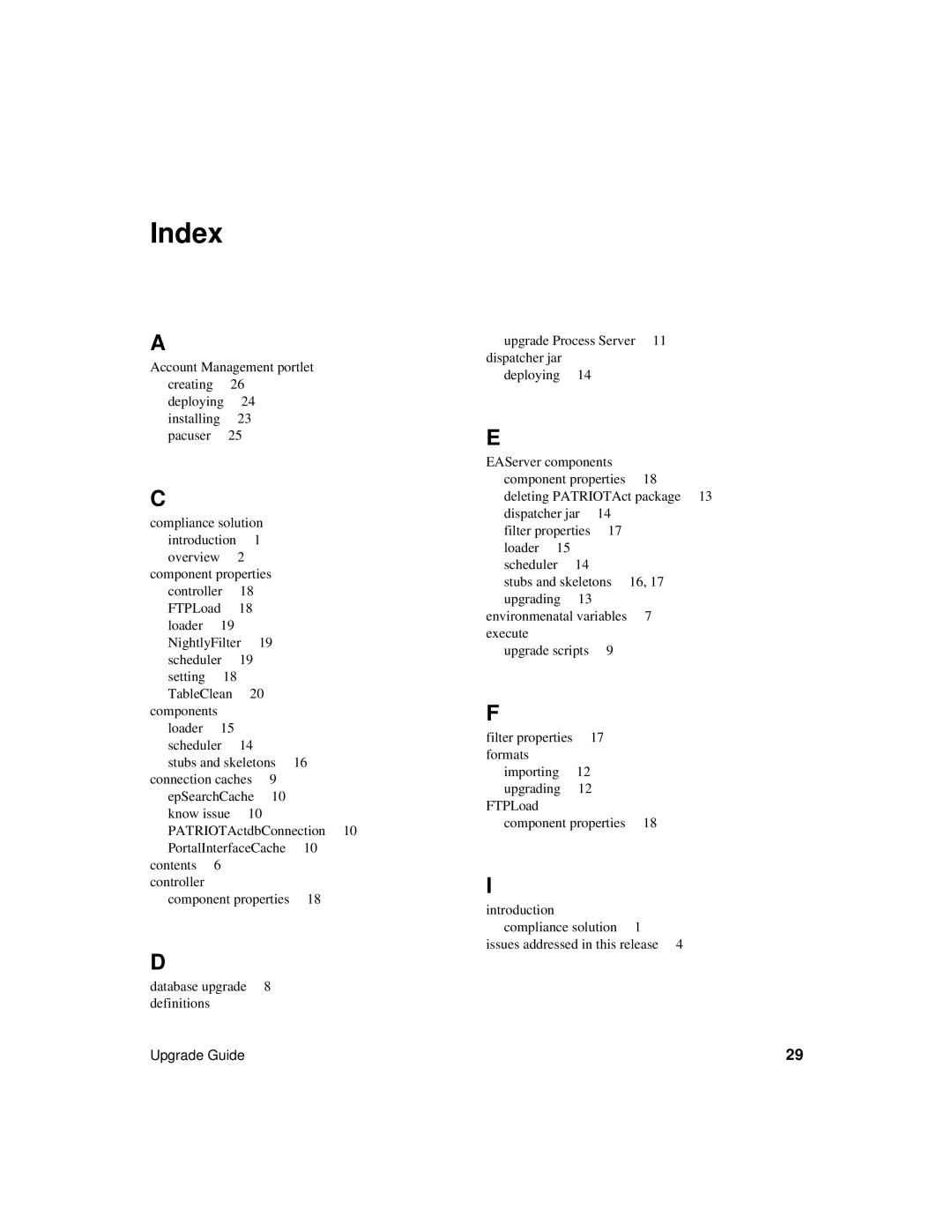 Sybase Version 2.2 manual Index 