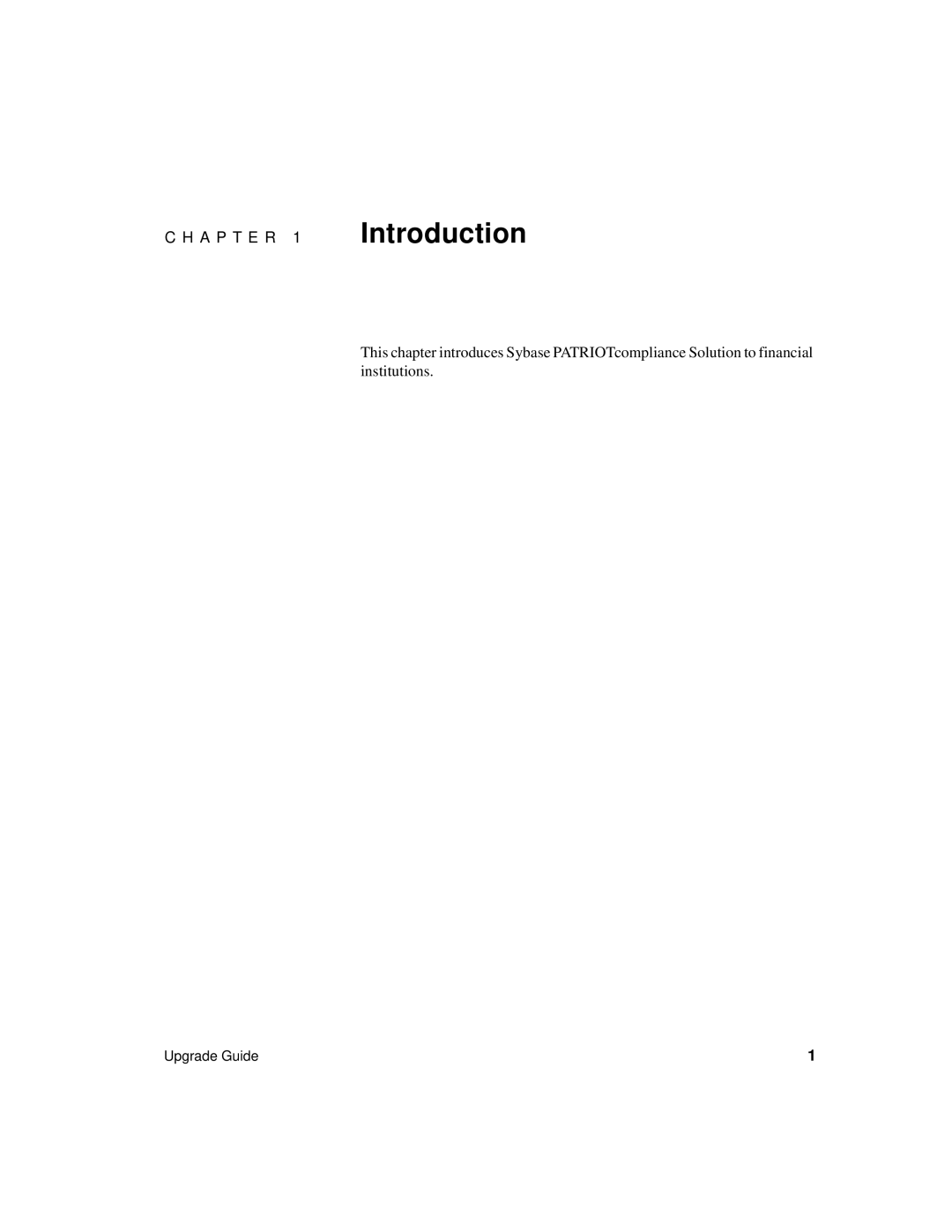 Sybase Version 2.2 manual Introduction 