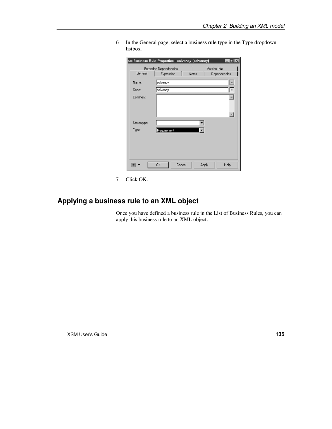 Sybase manual Applying a business rule to an XML object, 135 