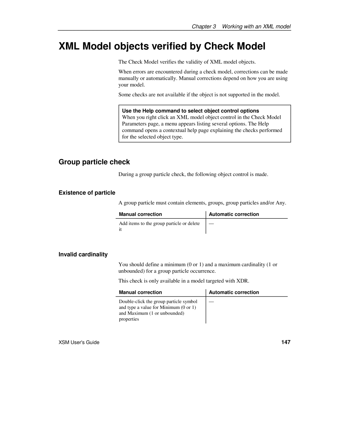 Sybase XML Model objects verified by Check Model, Group particle check, Existence of particle, Invalid cardinality 