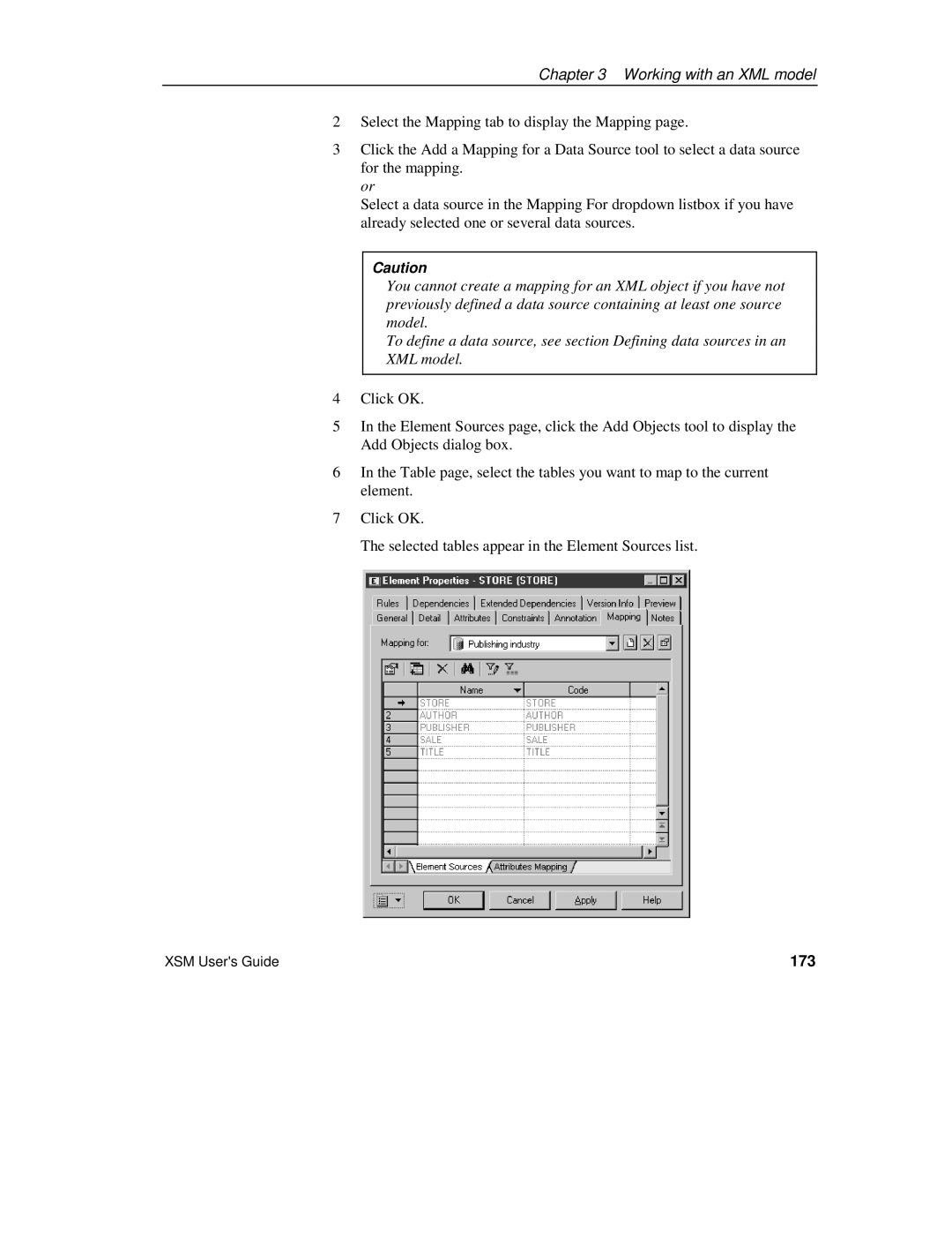 Sybase XML manual 173 