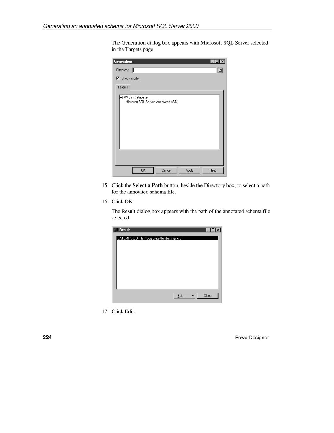 Sybase XML manual 224 