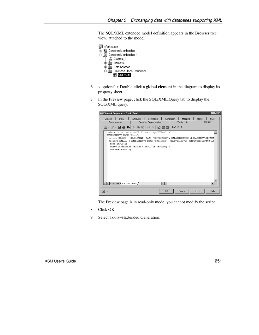 Sybase XML manual 251 