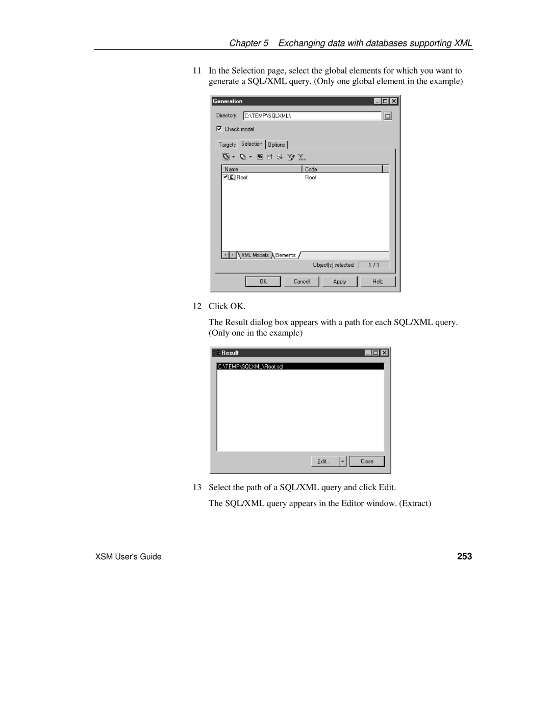 Sybase XML manual 253 