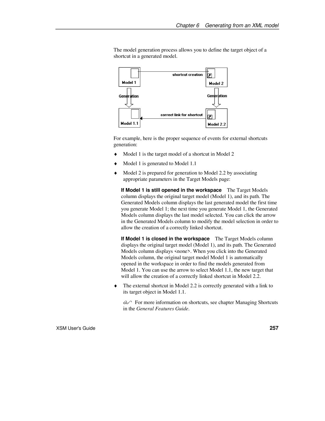 Sybase manual Generating from an XML model, 257 