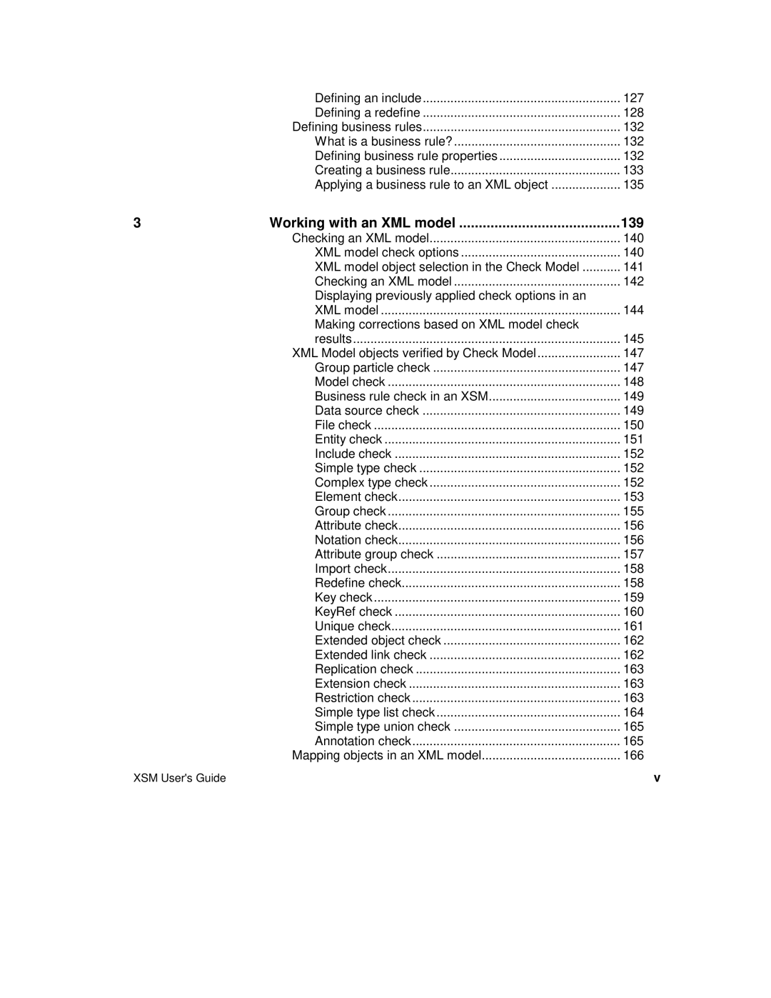 Sybase manual Working with an XML model 139 