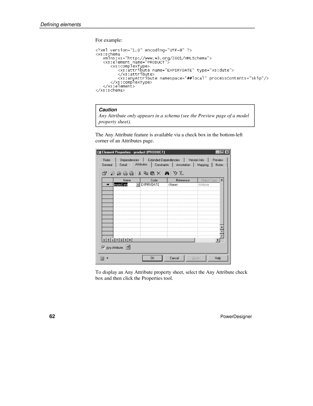 Sybase XML manual For example 