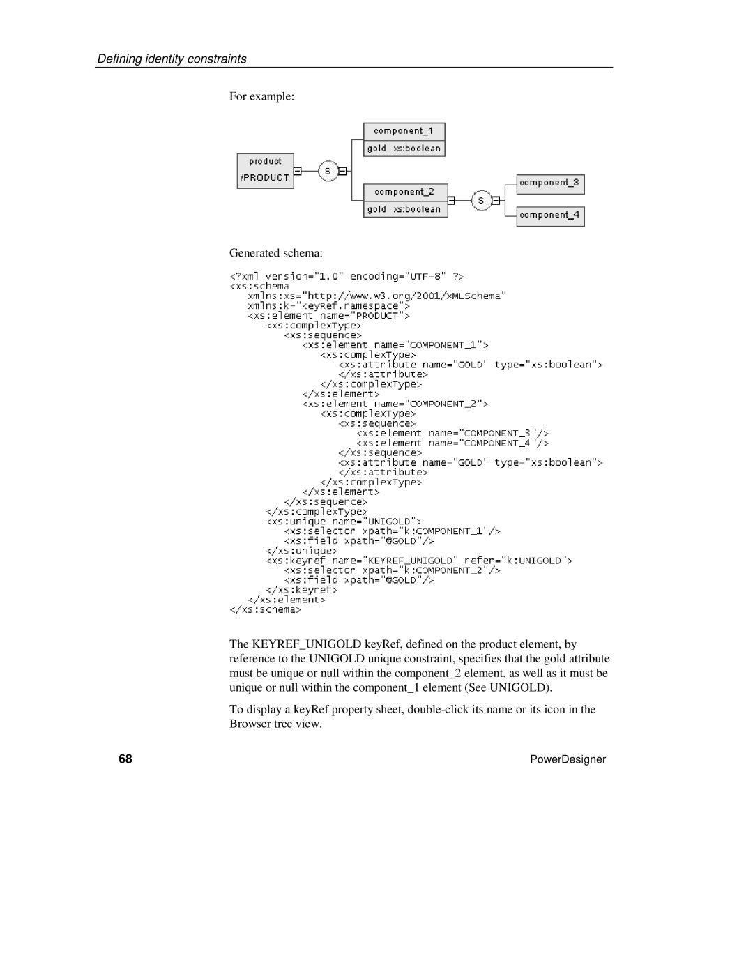 Sybase XML manual Defining identity constraints 