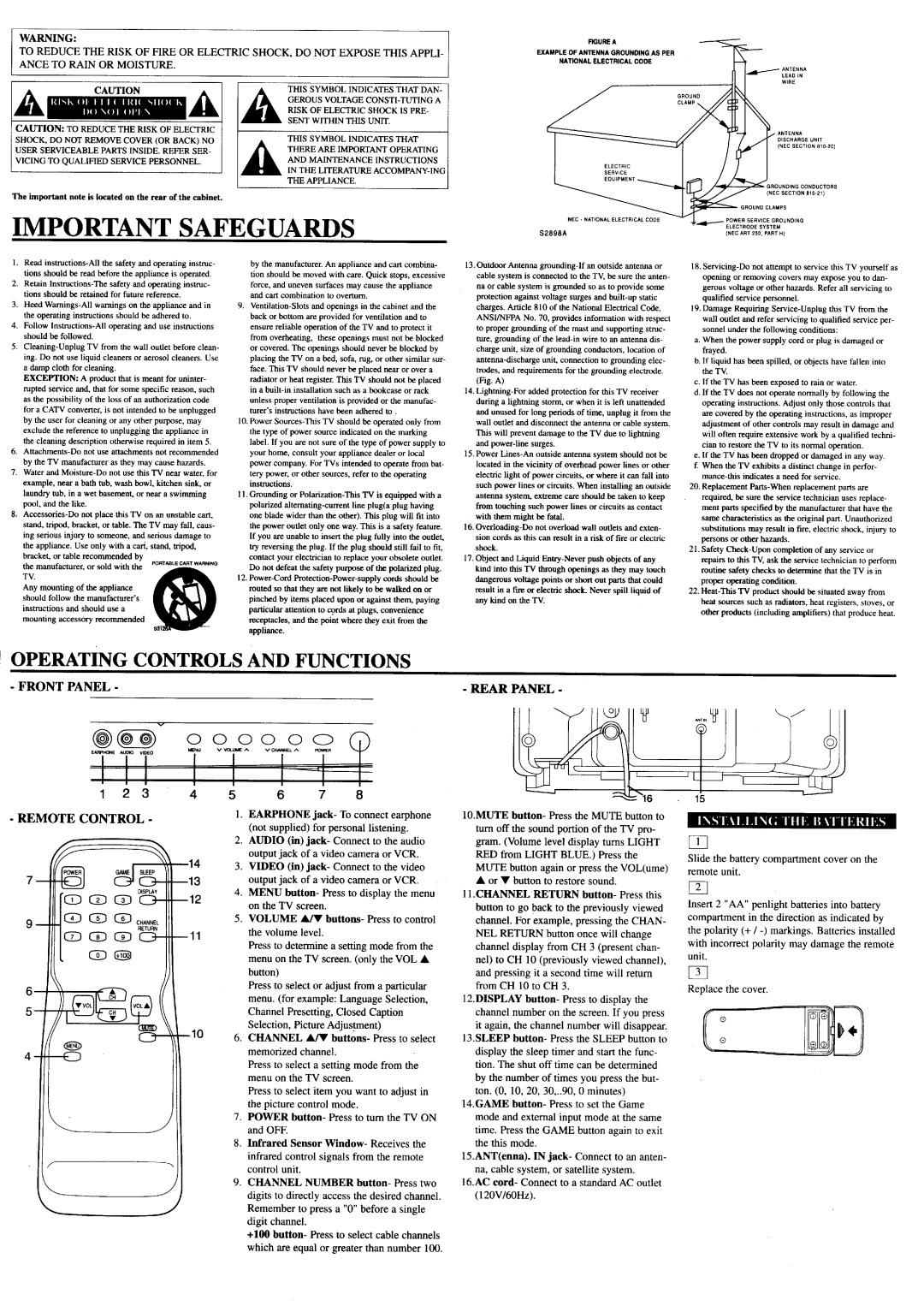 Sylvania 4913CLT manual 