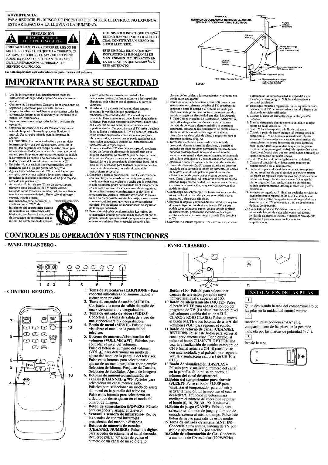 Sylvania 4919LT manual 