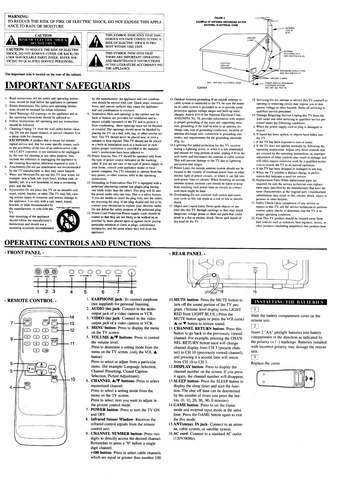 Sylvania 4919LT manual 