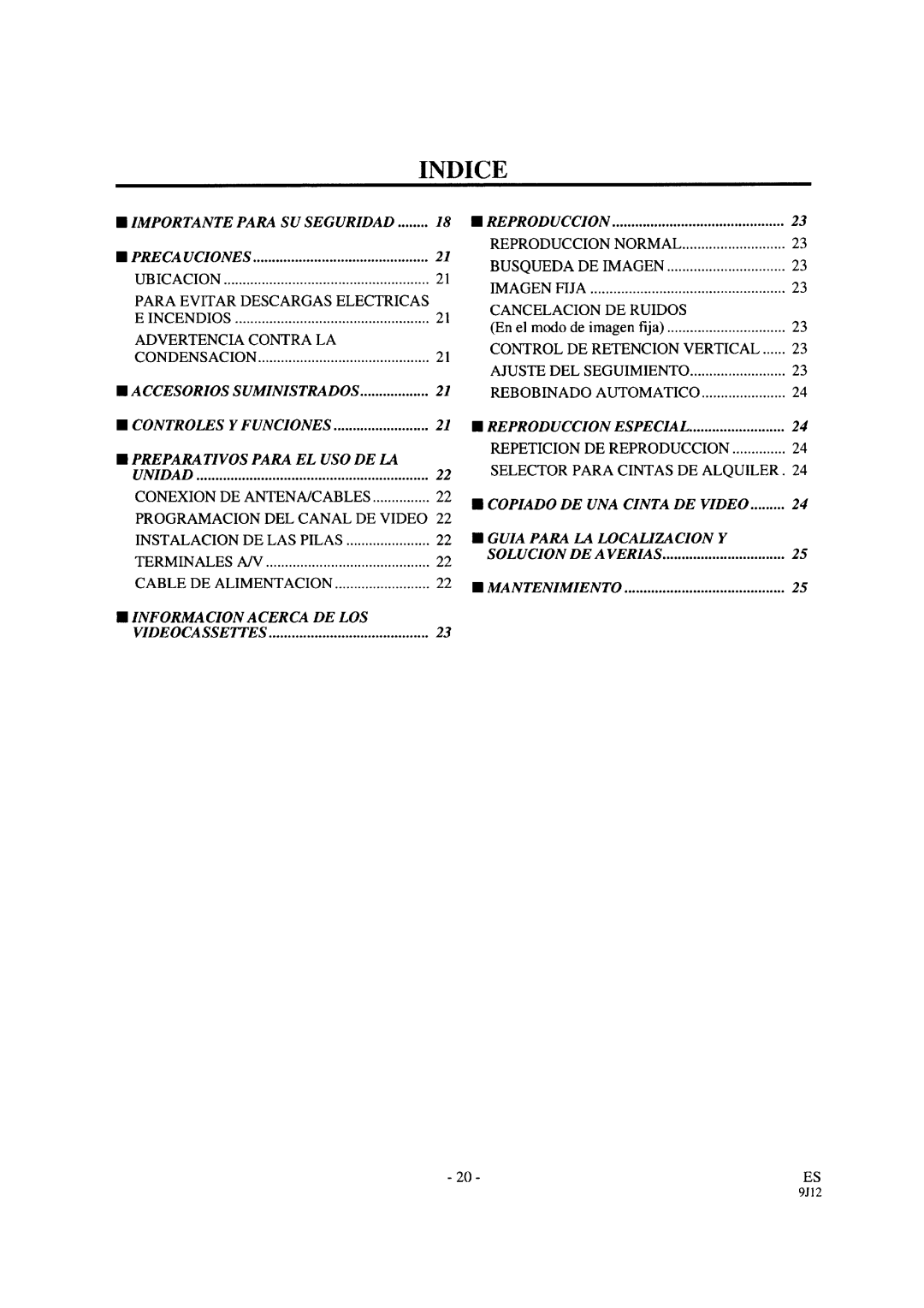 Sylvania 6120PA manual 