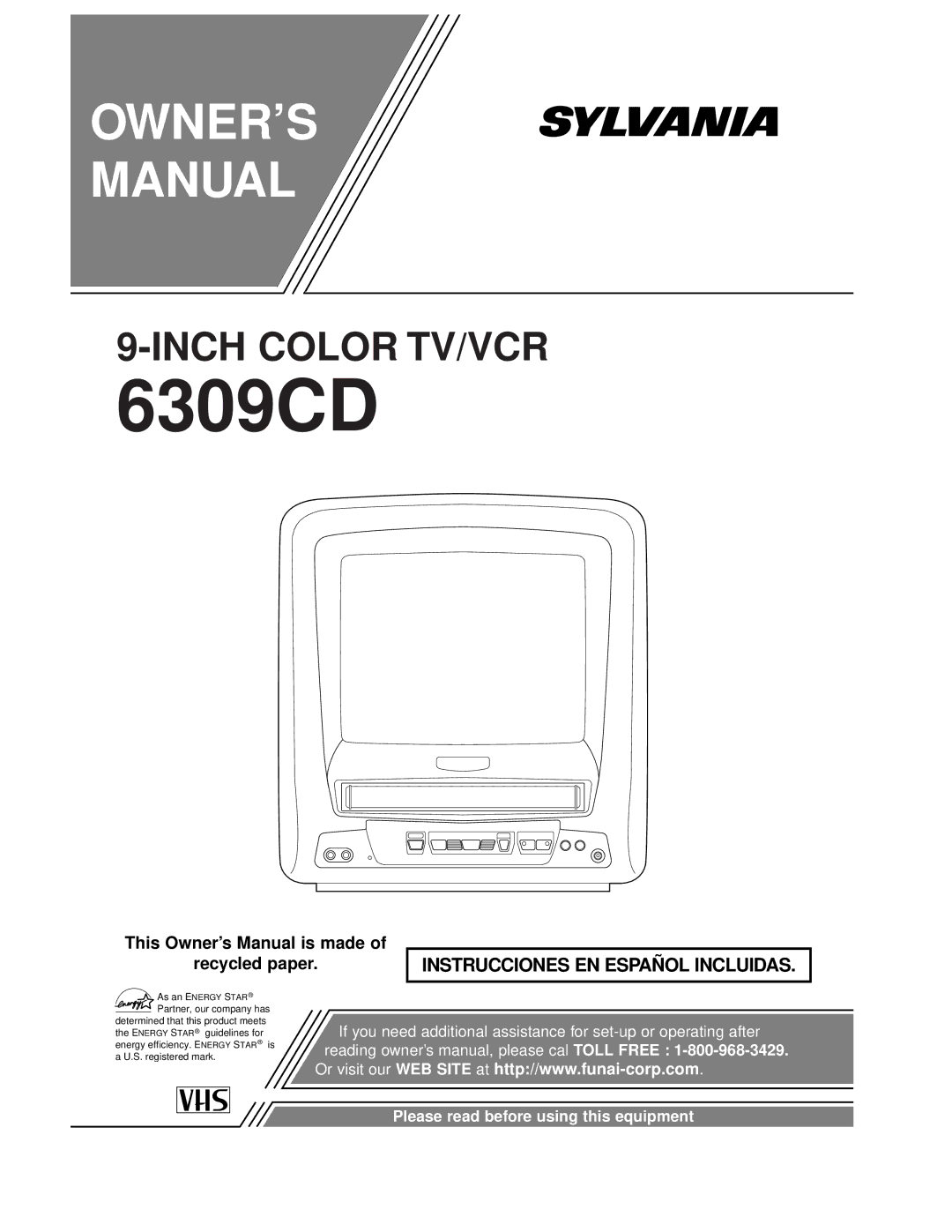 Sylvania 6309CD owner manual 