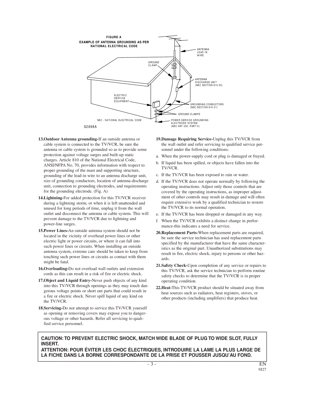 Sylvania 6309CD owner manual S2 8 9 8 a 