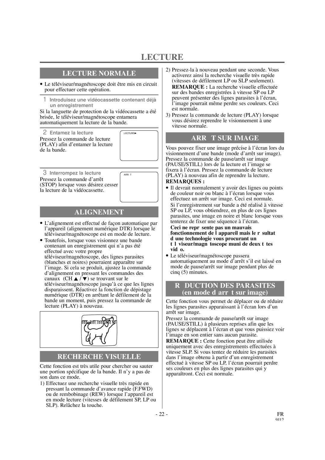 Sylvania 6313CCB, 6319CCB owner manual Lecture 