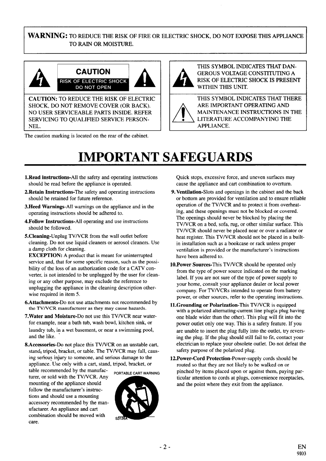 Sylvania 6319CA manual 