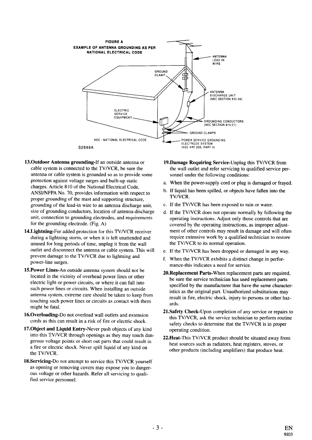 Sylvania 6319CA manual 