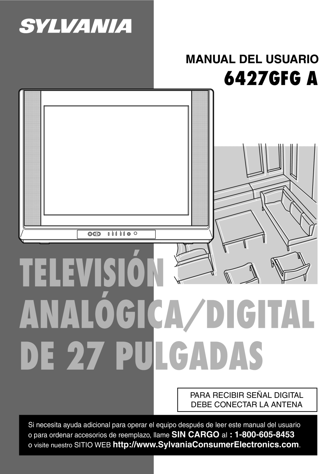 Sylvania 6427GFG A owner manual Para Recibir Señal Digital Debe Conectar LA Antena 