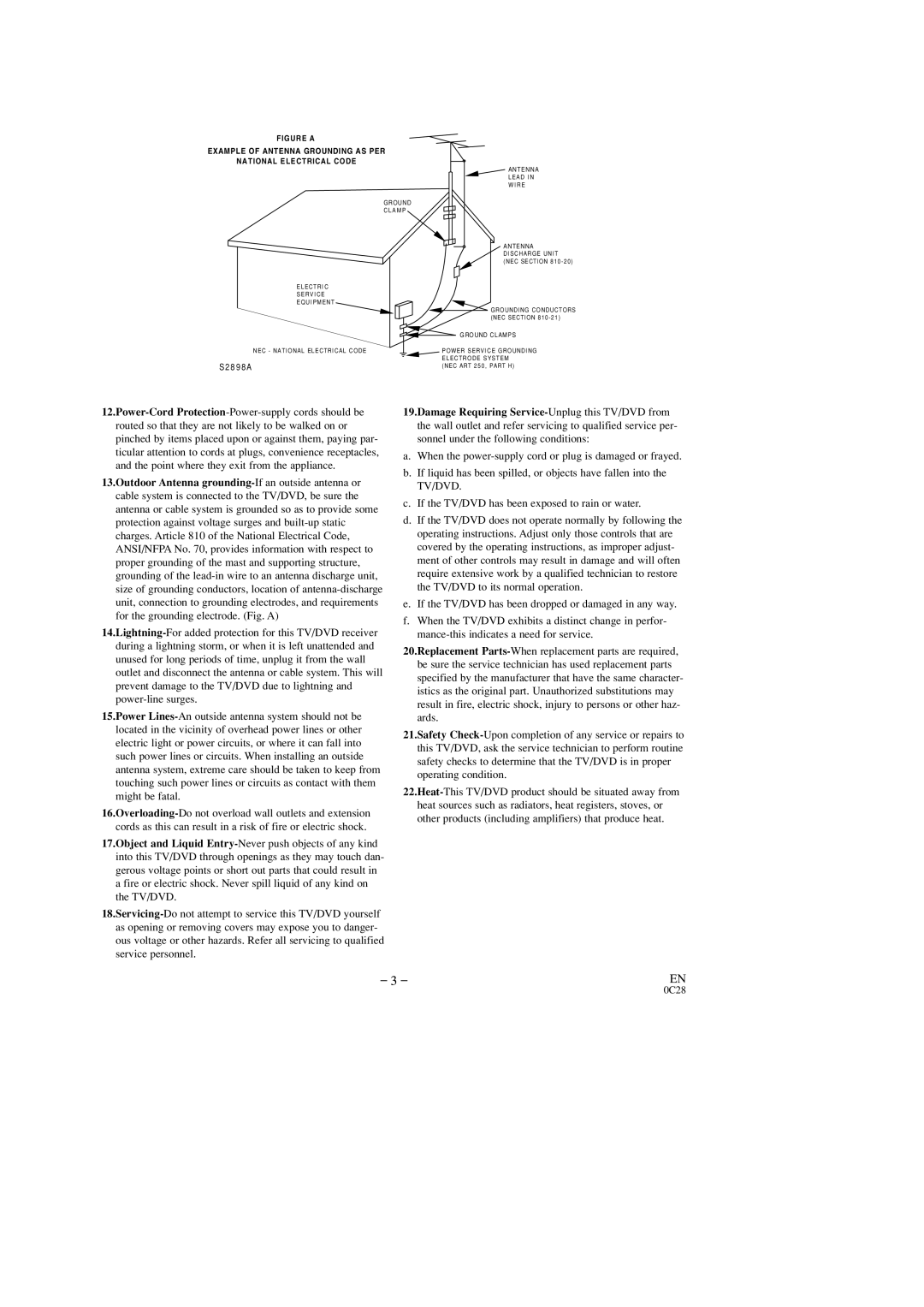 Sylvania 6513DD, 6519DD owner manual 8 9 8 a 