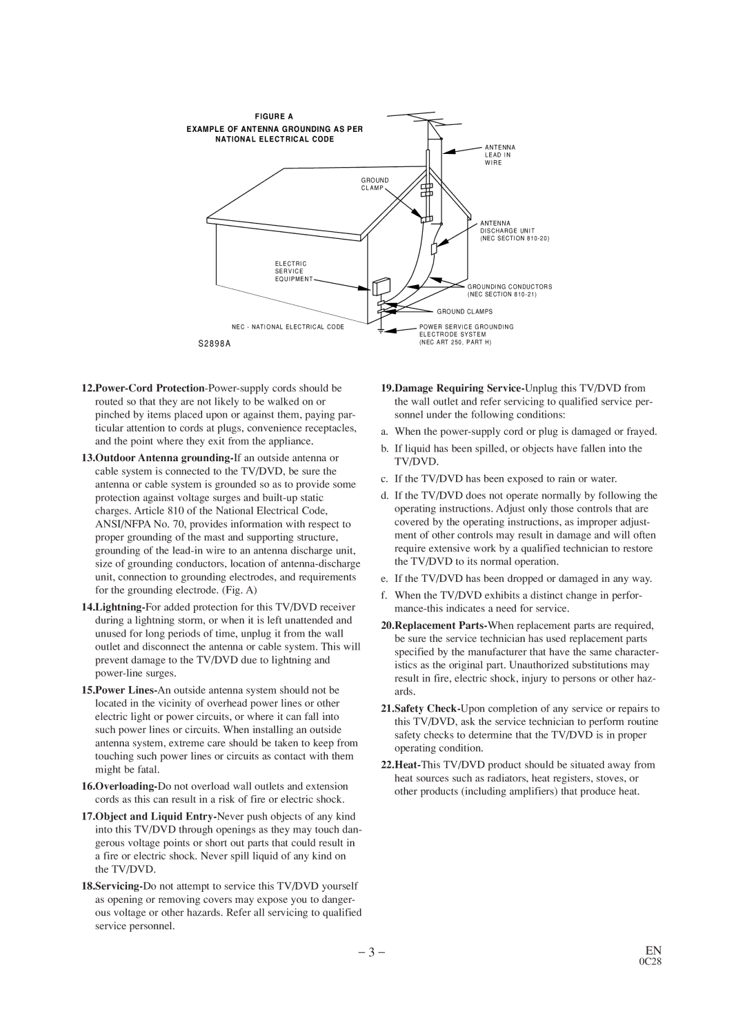 Sylvania 6519VD owner manual 8 9 8 a 