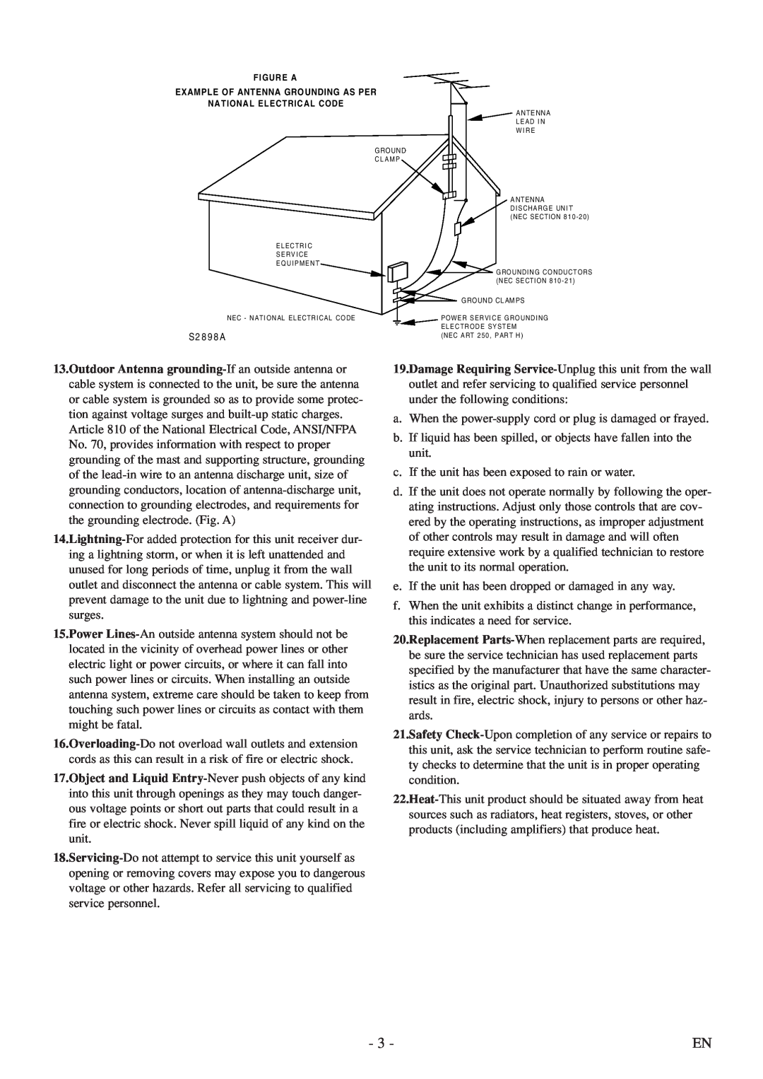 Sylvania 6520FDF owner manual a. When the power-supply cord or plug is damaged or frayed 