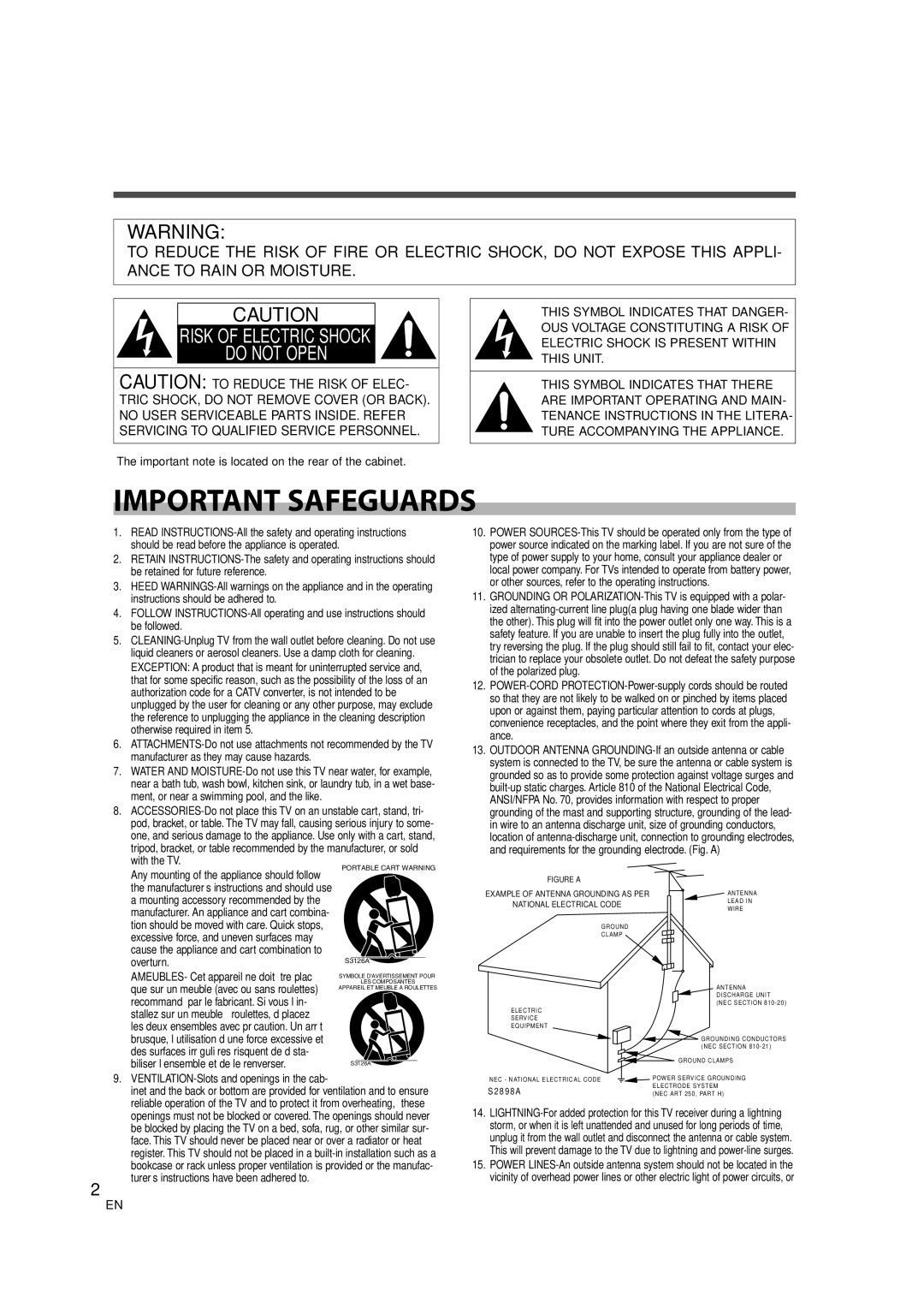 Sylvania 6626LCT owner manual Important Safeguards 