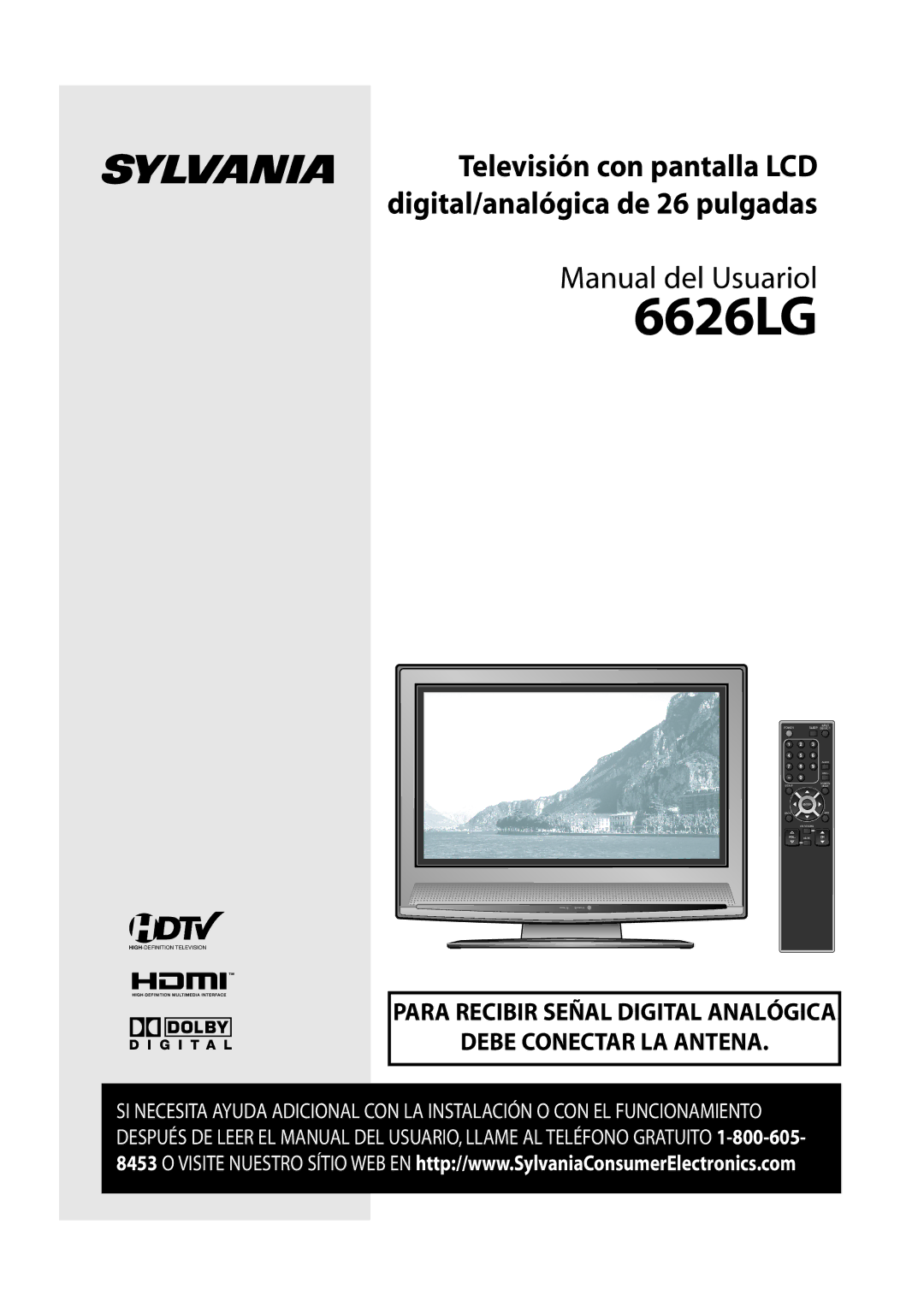 Sylvania 6626LG owner manual Manual del Usuariol 