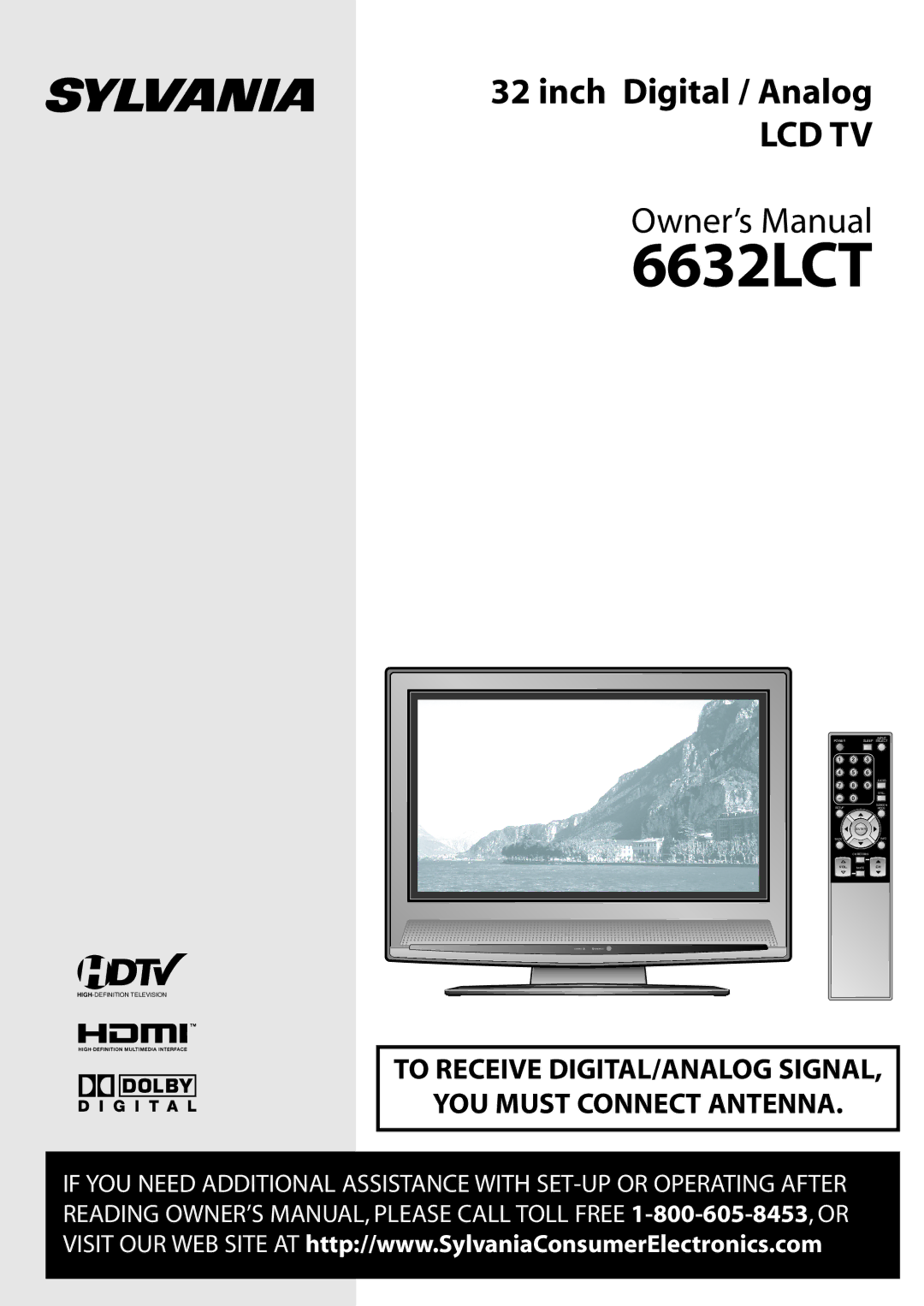 Sylvania 6632LCT owner manual 